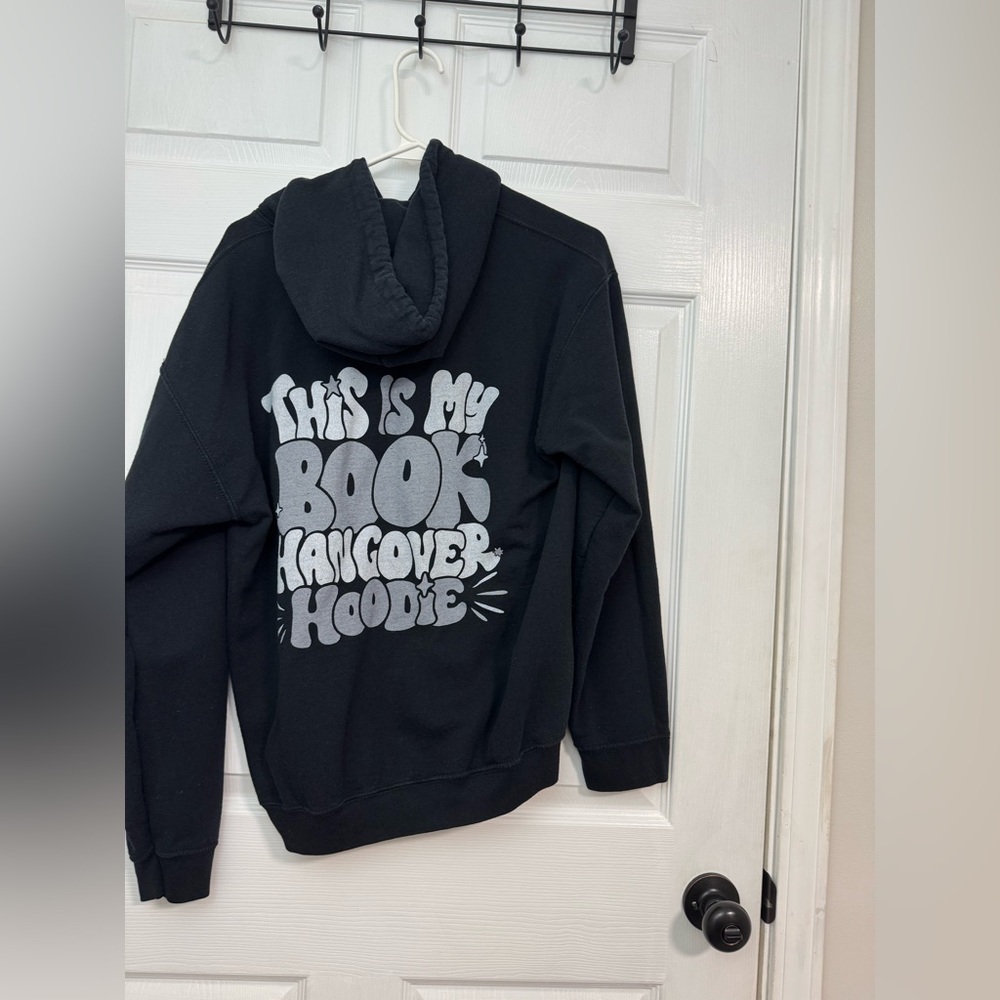Gildan Black and White Graphic Hoodie